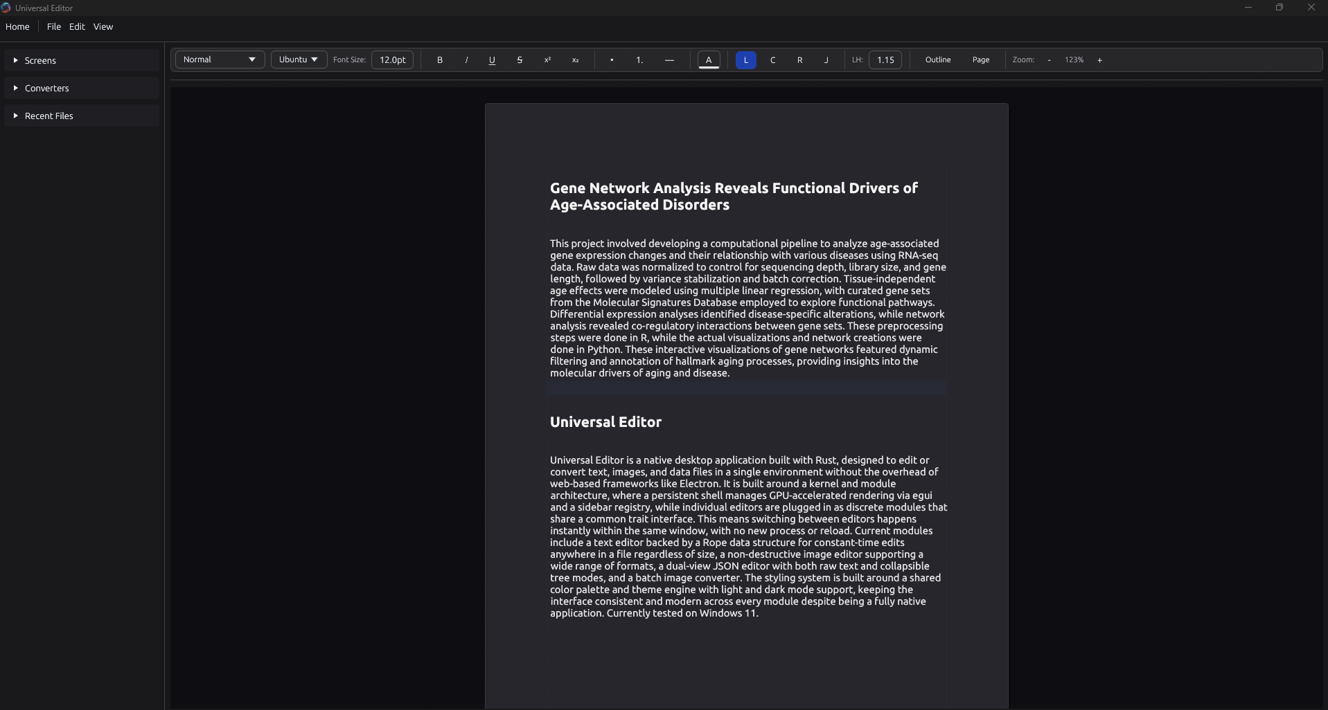 UniversalEditor screenshot 4