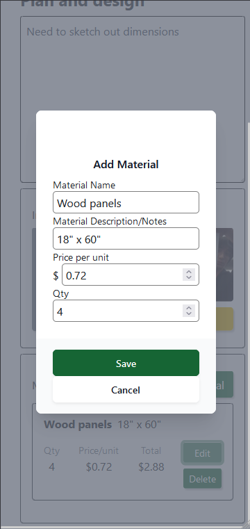 Handiplan mobile screenshot 3