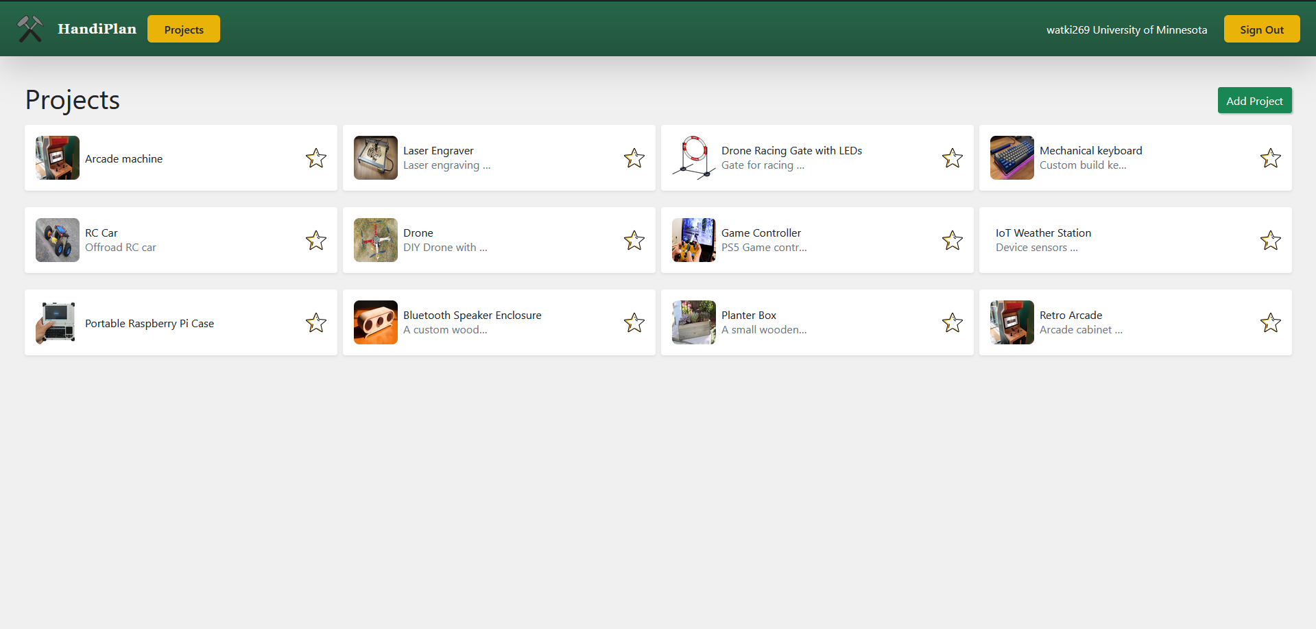 Handiplan desktop screenshot 3